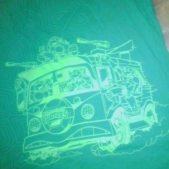 CHRISTMAS KIDS 3D TEENAGE TURTLES & SPIDER MAN SHIRT BOTH SIZE XL - Picture 5 of 15